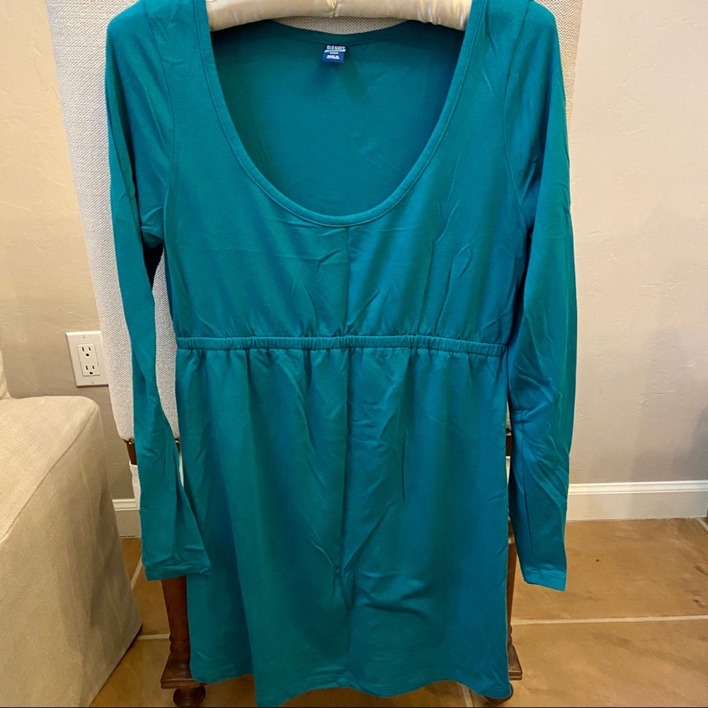 Old Navy Maternity Long Sleeve Shirt  Dress